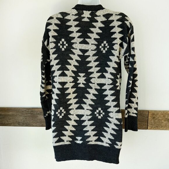 Elodie Mohair Blend Southwestern Sweater M‎ Cardigan - Picture 2 of 7